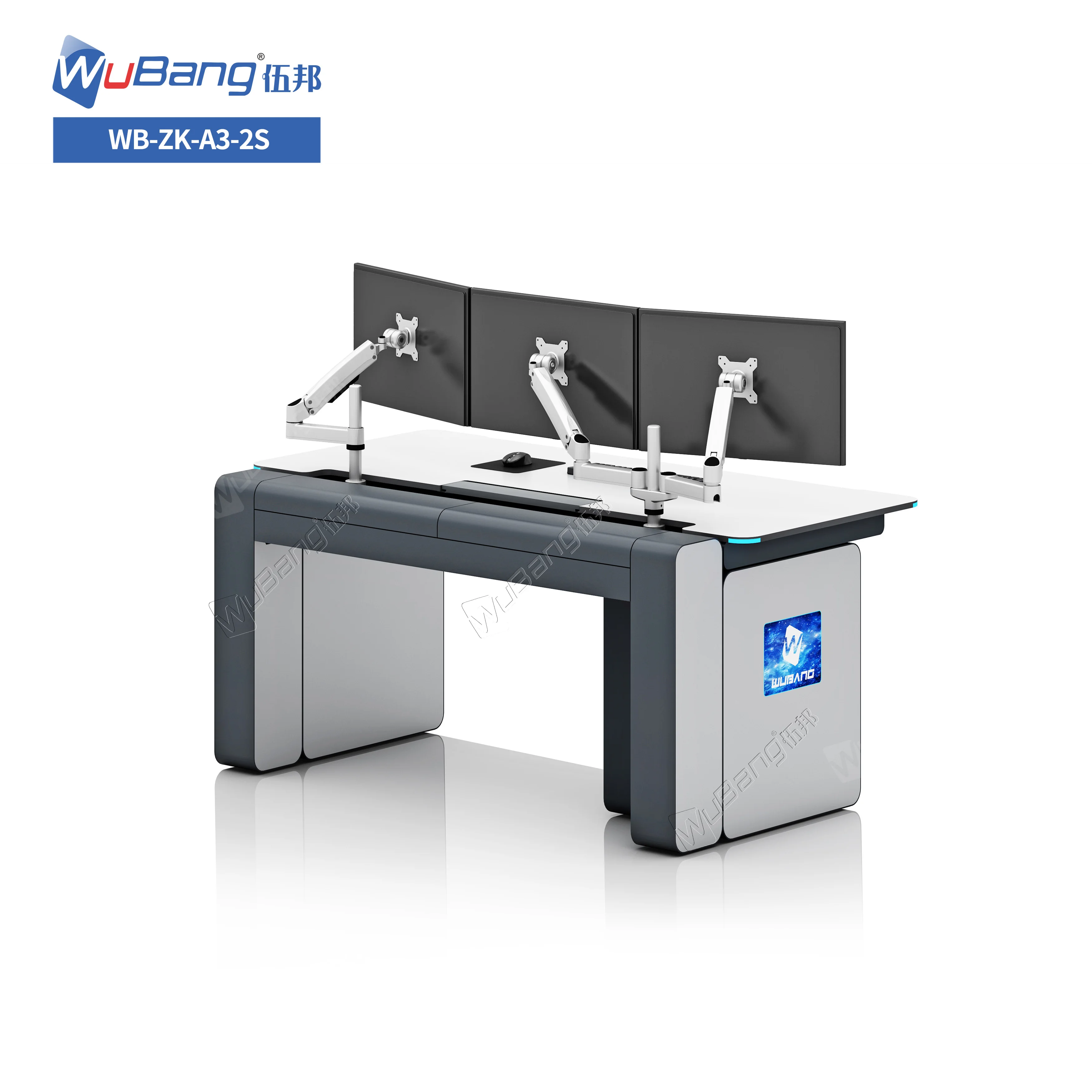Electric Adjustable Control Room Furniture Control Room Console Supplier for Center Control Room Broadcast Cyber Security