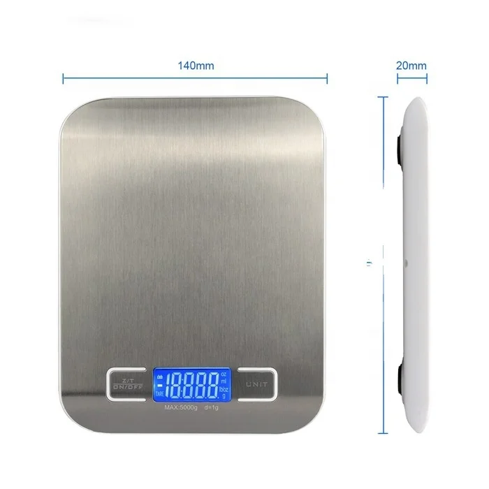PT Wholesale Price Popular Digital Kitchen Food Scale 5kg for Home Use