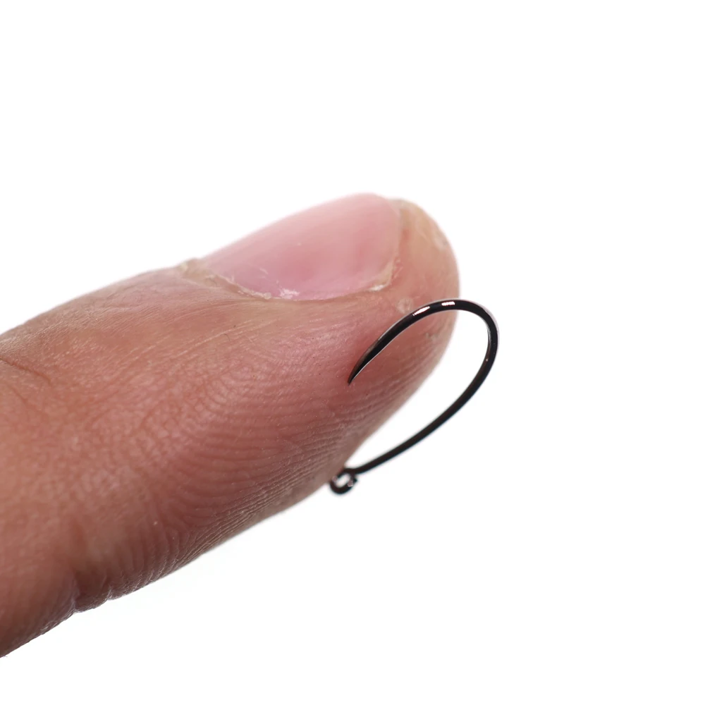  Vampfly Без Бородки изогнутые Нимфа Caddis чешские стиль мушек рыболовный крючок Fly Крючки