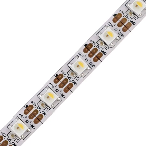 Addressable Progrem 5v Magic Sk6812 Rgb Rgbw Rgbww Led Digital Strip 60 Led/m 5050 Smd Rgbw 5050 Rgbw Pixel Led Strips