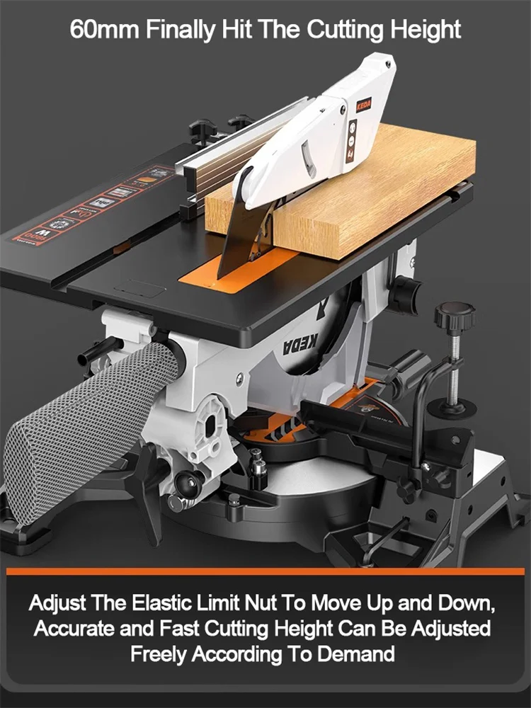 New Design Compound Electric Miter Saw Industrial Precision Circular Sliding Mitre Saw rotary round Electric Tools