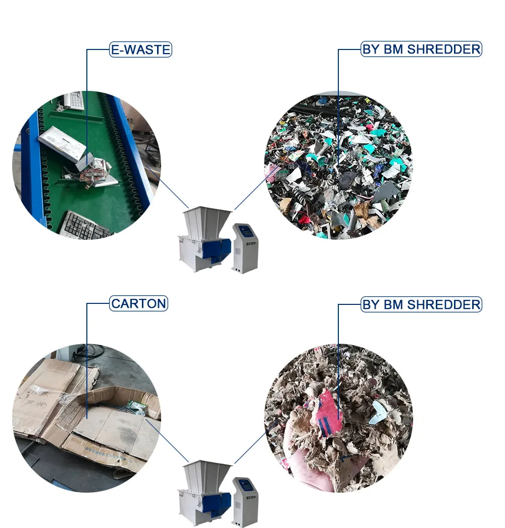 Waste Scrap Metal Shredder / Aluminum Can Shredding Machine