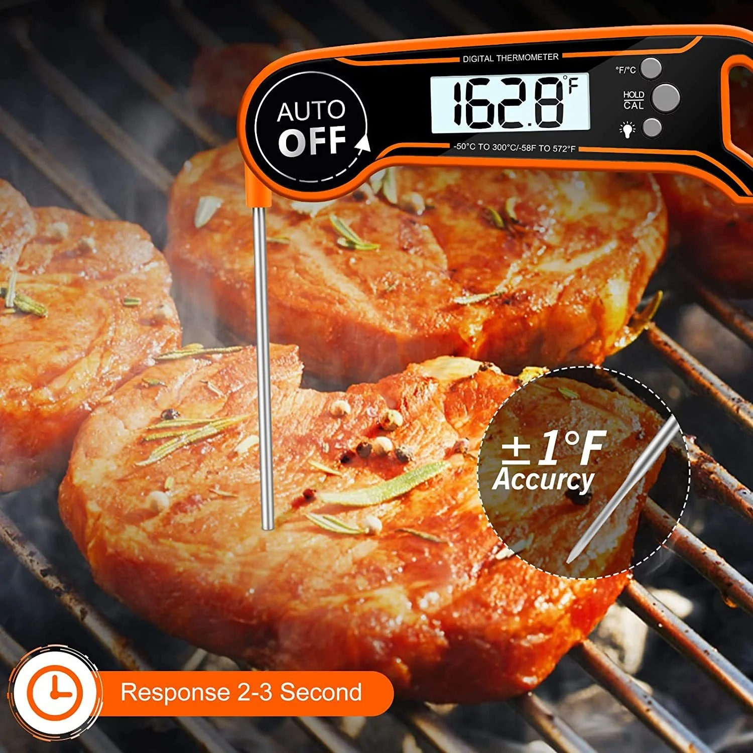Digital Kitchen Thermometer Plastic Digital Oven Thermometer for Household Use