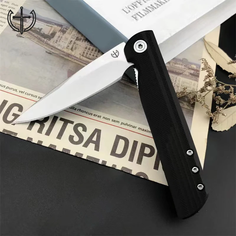 Wholesale  Reasonable Competitive Price camping knife D2 Steel Handle Carbon Steel Edc Foldable Pocket Knife