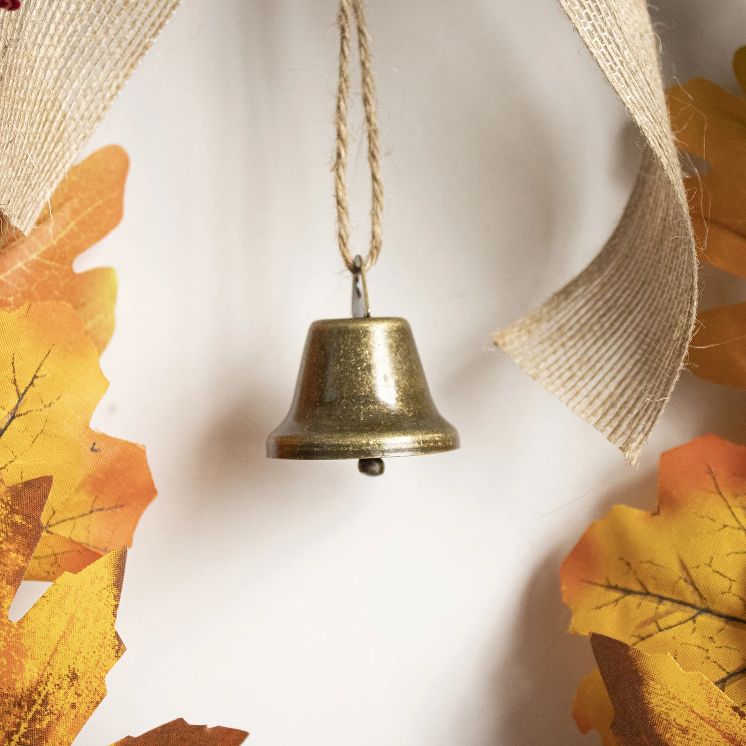 fall harvest festival maple leaf pumpkin wreath front door halloween bell garland fall farmhouse festival thanksgiving decor