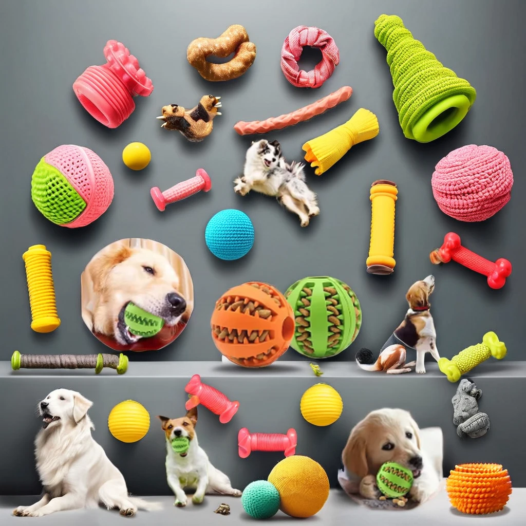 Pet Manufacturer Magic Rolling Dog Ball Interactive Dog Toy Slow Feeder Chew Pet Dog Toys Treat Dispenser Toy