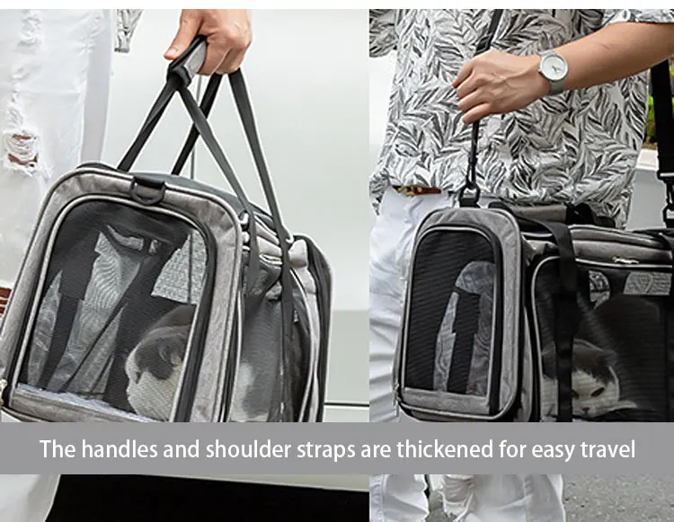 Hot Sale Pet Carrier Bag Airline Approved Small Dog Carrier Soft Sided Collapsible Portable Travel Dog Carrier