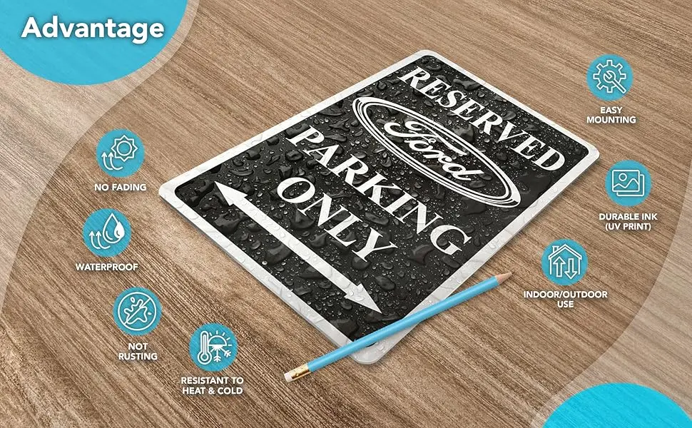 Best Seller Factory Wholesales Road High Quality PVC Reserved Parking Sign