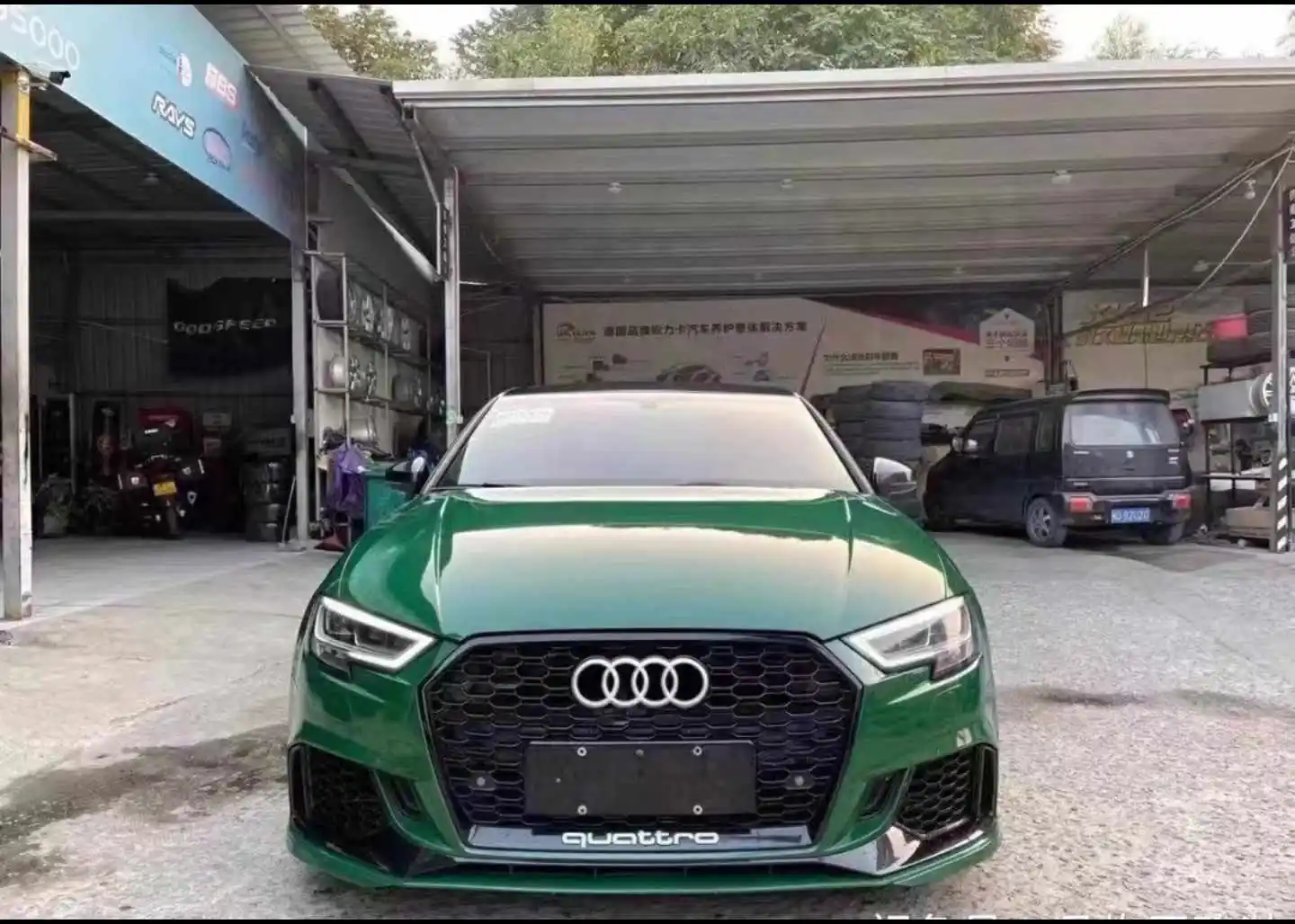 Front Bumper Grill Body Kit For Audi A3 To Rs3 Bodykit Accesori 8P 8Y 8V 8L 2013 2015 2019