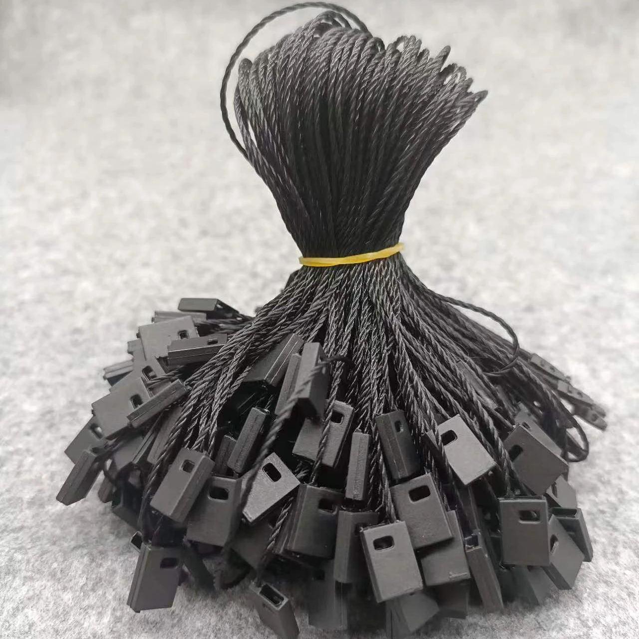 Manufacturers wholesale cheap custom logo clothing tag rope, tag rope with gold foil stamping or embossing clothing