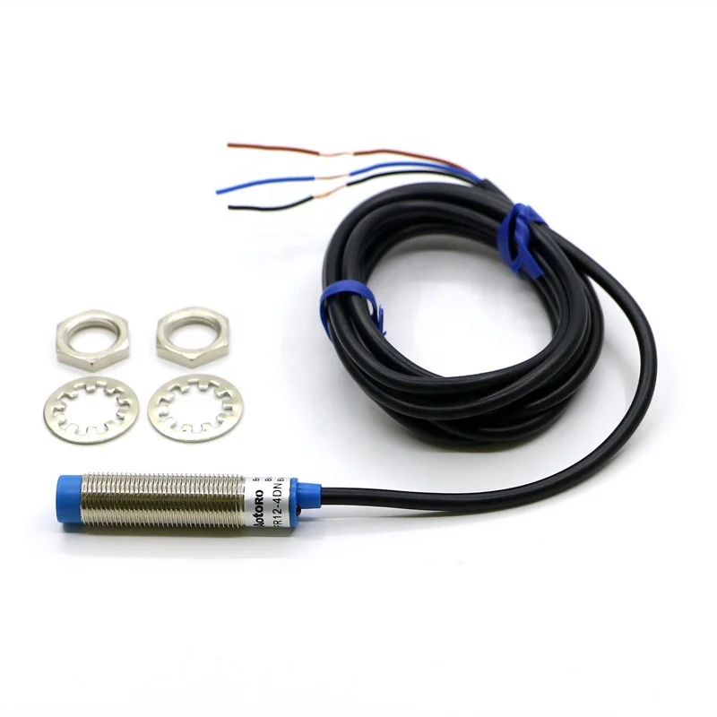 CE certification M12 FR12-4DP3 LJ12A3-4-Z/CY PNP NO NC 4wires DC36V inductance proximity sensor
