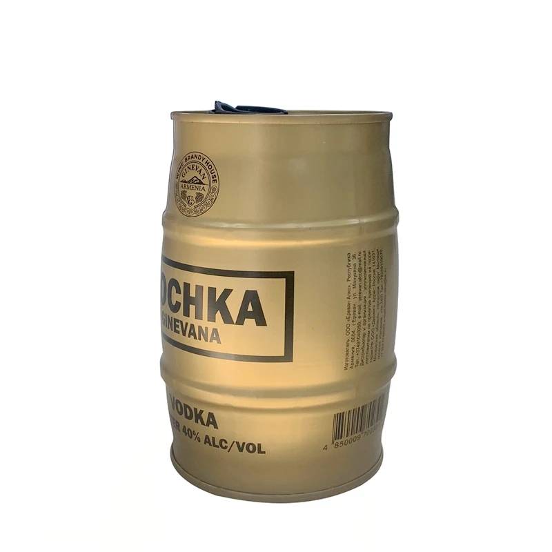 Металлическая жестяная коробка для упаковки кофейных зерен