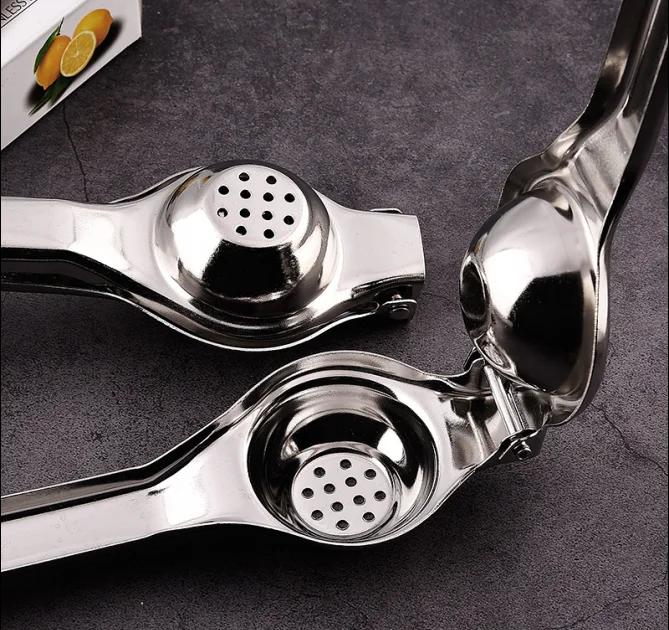Stainless Steel Lemon Squeezer Citrus Juicer Hand Press Manual Squeeze Juice Extractor Maker Orange Lime Grapefruit Presser