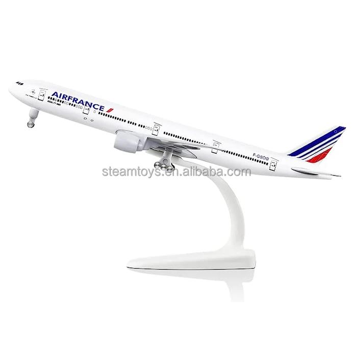 Hot Sale 1/300 Diecast Airplanes Model 20cm Airplane Air France Boeing B777 Plane Model for Pilot Collections and Gifts