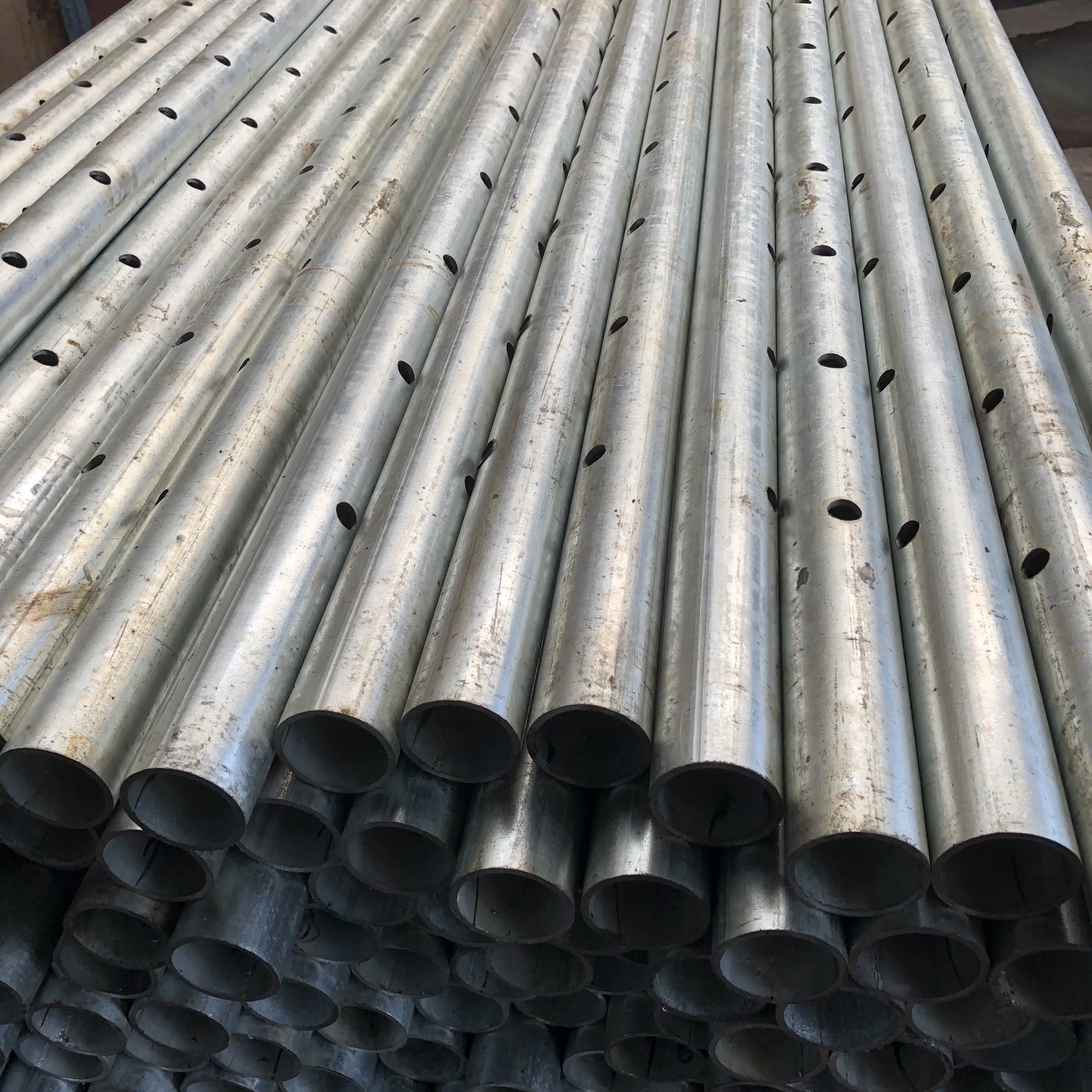 Tianjin Steel Factory 48/60 40/48 48/56 Painted Hot DIP Galvanized Electroplate Adjustable Scaffolding Steel Prop