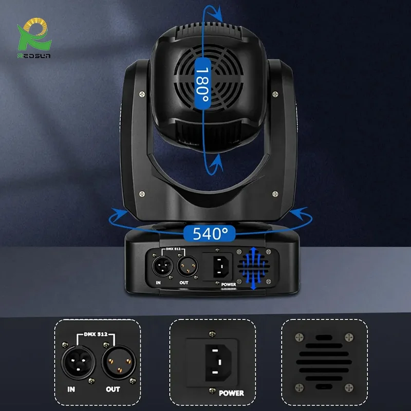 Redsun 150W led beam light for banquet ktv stage show stage event led light source 150W moving head light