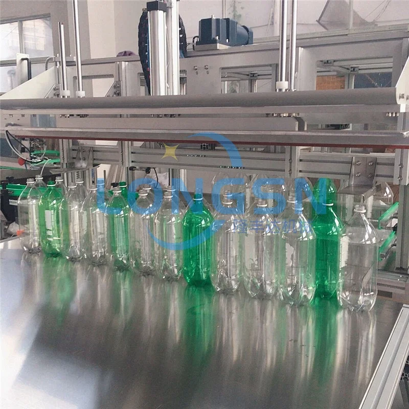 Automatic film packer for pet bottles empty plastic PET bottle bagging packing machine