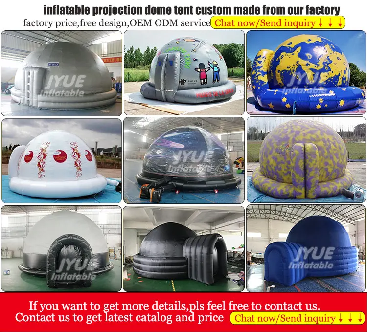 Single Layer With LED Light Portable Inflatable Planetarium Projection Dome Tent Price