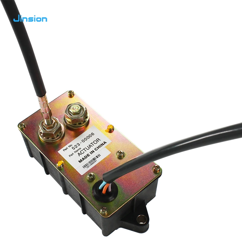 JINSION Drop shipping excavator parts 24V Solar340LC-V Throttle Motor ASS for Daewoo Doosan stepper motor 523-00006 523-00008