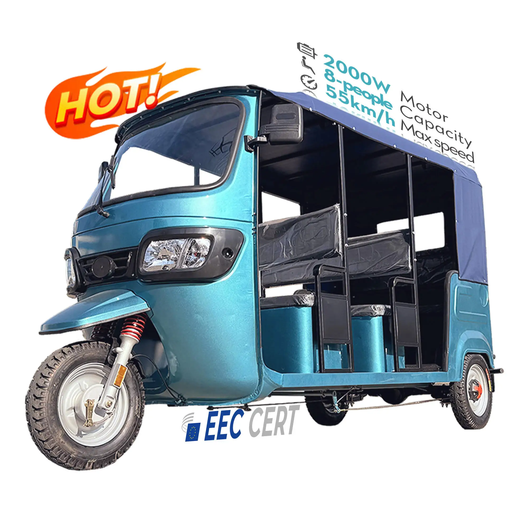 ZK3WW Three Wheeler Best Price And Comfortable Tricycle Electric Car India