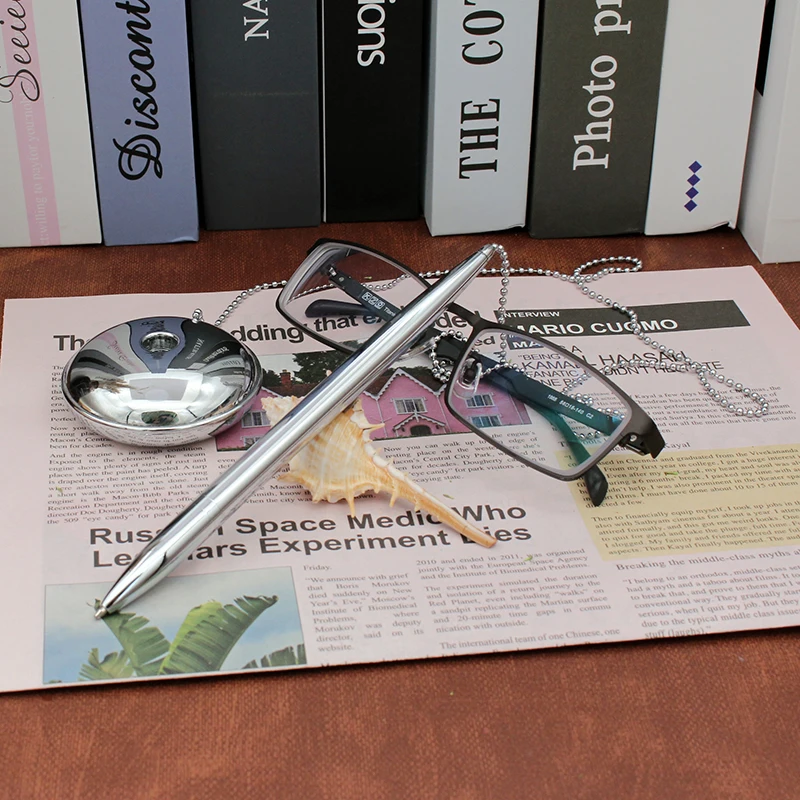 Bank table pen chain pen case gift sets ballpoint metal