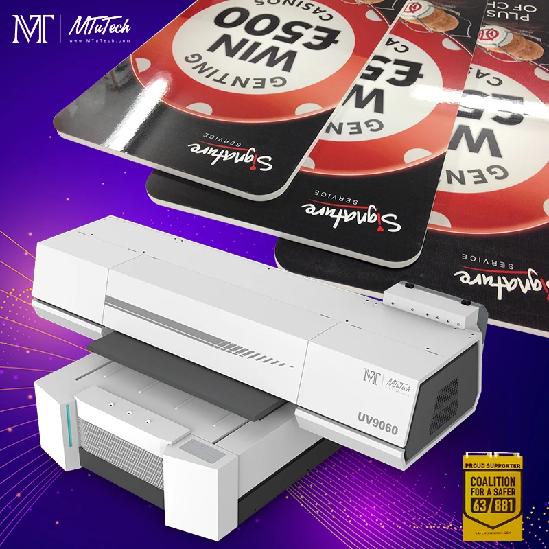 Manufactory Wholesale MTuTech UV Printer 9060 Printing on Plexiglass