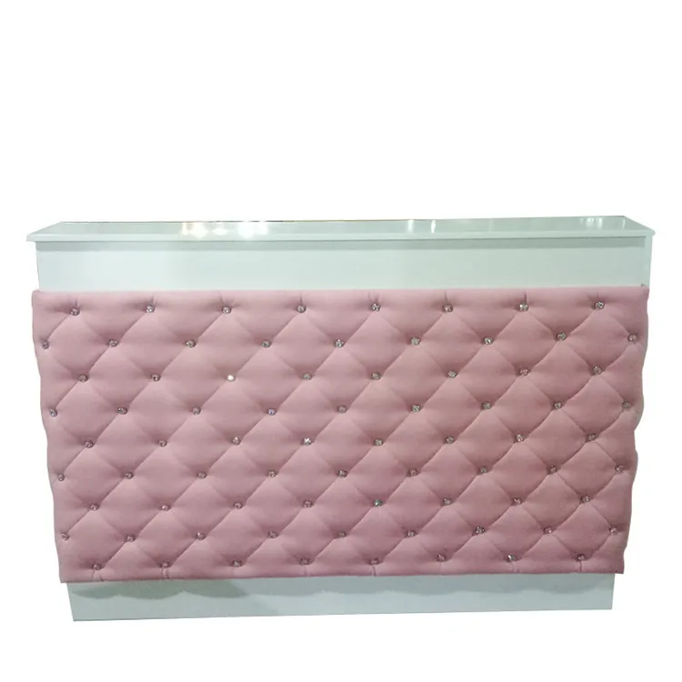 New Design Modern Office Front Desk Simple Reception Desk Fashion Cash Register Consulting Service Desk