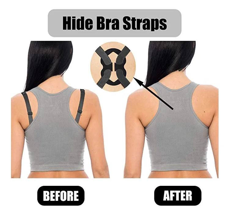 Bra Accessories Plastic Bra Strap Clips Non-Slip Bra Buckle Clips Racerback Straps Control Clip