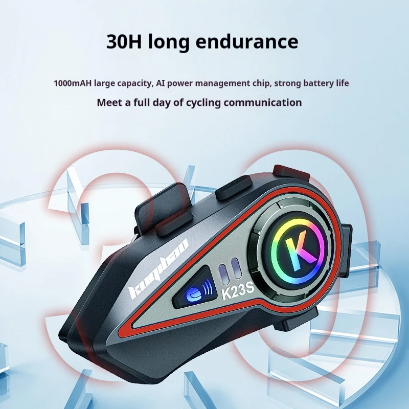 Custom  K23 Motorcycle Helmet Microphone Accessories Handsfree Wireless Headset Earphones On-ear Headphones With Intercom