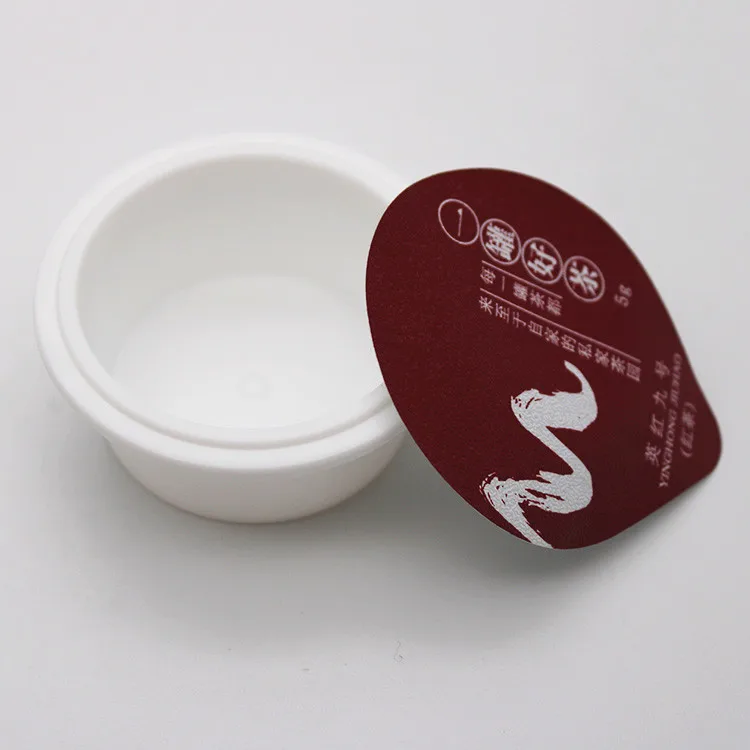 small food grade plastic jelly pudding cup/Mini plastic pudding cup capsule cup