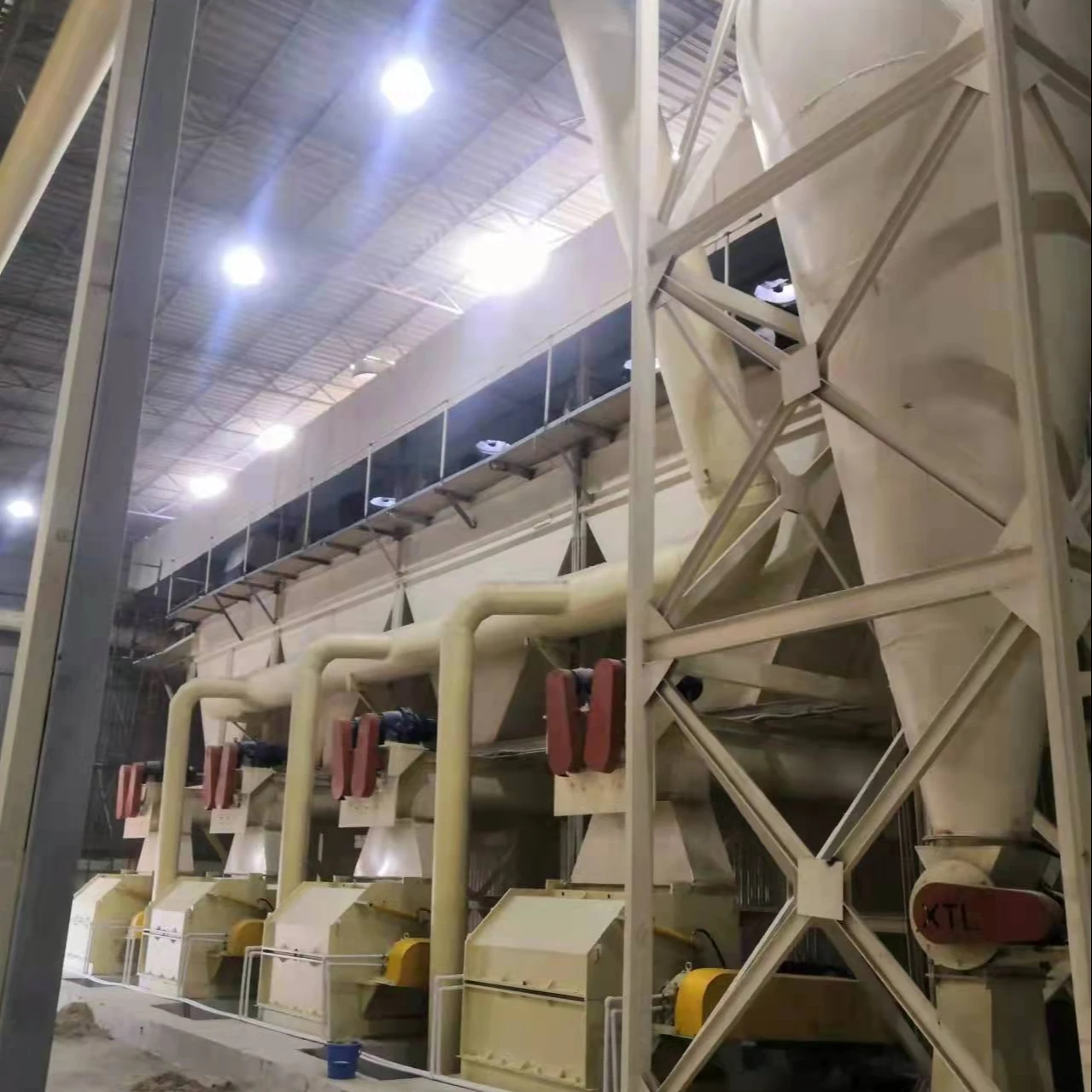 full automatic reed particle board production line