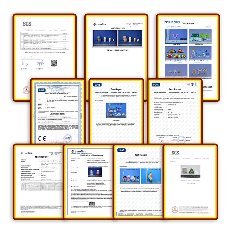 Wholesale Cute Style Animal Panda Bear Shape Stacking Teether Bpa Free Silicone Baby Toy Nesting Doll Set