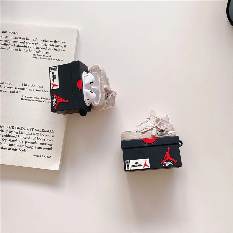 3D Creative Unique sneaker shoebox inspired Compatible Case Cover for Air-pods Gen 3 & Pro/Pro 2