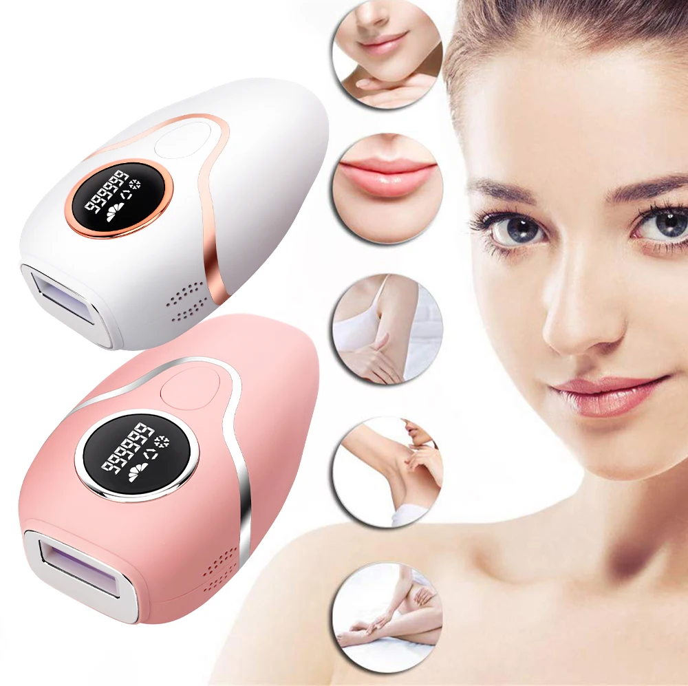 New Oman Ipl Removable Device Cold Hand Held Brown High Quality Handle Remove Home Use Laser Light Hair Removal Device Machine