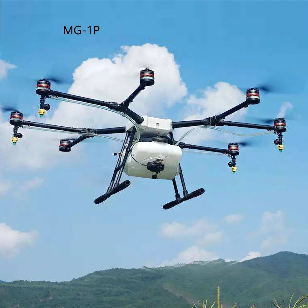  Интеллектуальный сельскохозяйственный распыляющий Дрон MG-1P RTK 10L жидкий спрей в режиме реального времени мониторинг окружающей среды
