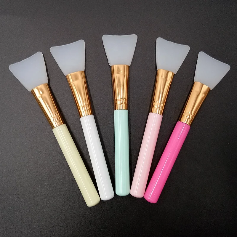 Beauty Tools Makeup Brush Applicator Factory Cheap Soft Silicon Face Mask Applicator Brush for Mud Clay Charcoal Mixed Mask