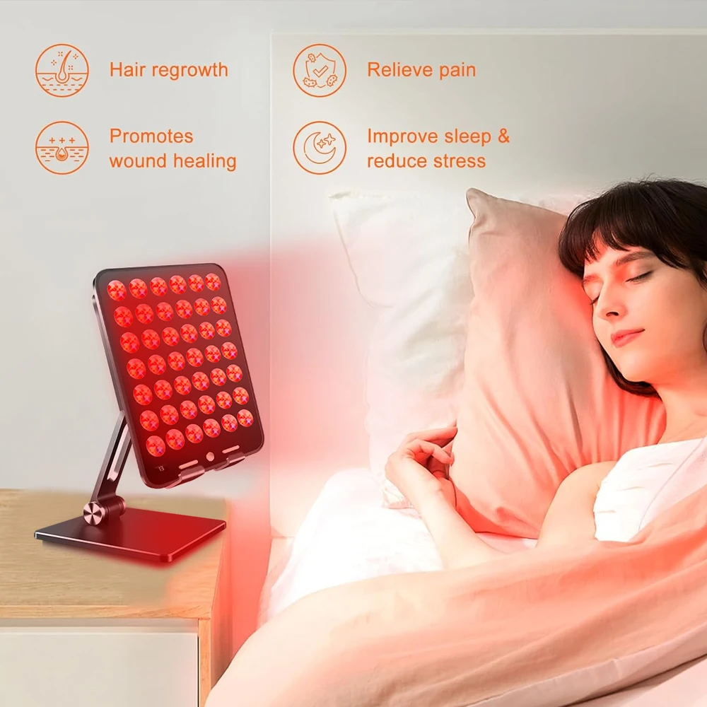 Portable Newest Red Light Therapy Mini Lamp 610nm 630nm 660nm 810nm 830nm 850nm Red Nir Red Light Therapy Light Panel