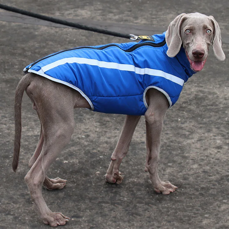 Pet Apparel Dog Clothes Wholesale Quality Classic Warm Thicken Dog Winter Jacket Reflective Large Dogs Coat Vest