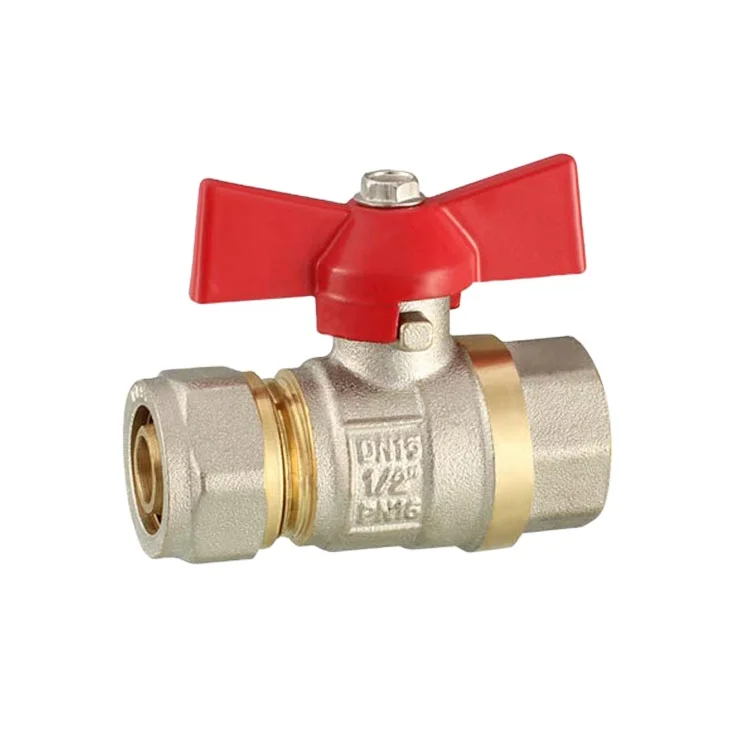 Новый дизайн, CE, латунный фитинг с одинарным штекером, чистый хромированный обратный шаровой мини-клапан