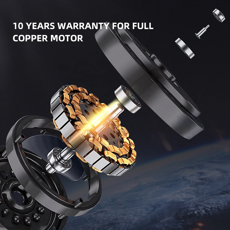 Европейский стиль, 65 Вт, декоративный офисный светодиодный потолочный вентилятор с воздушным охлаждением