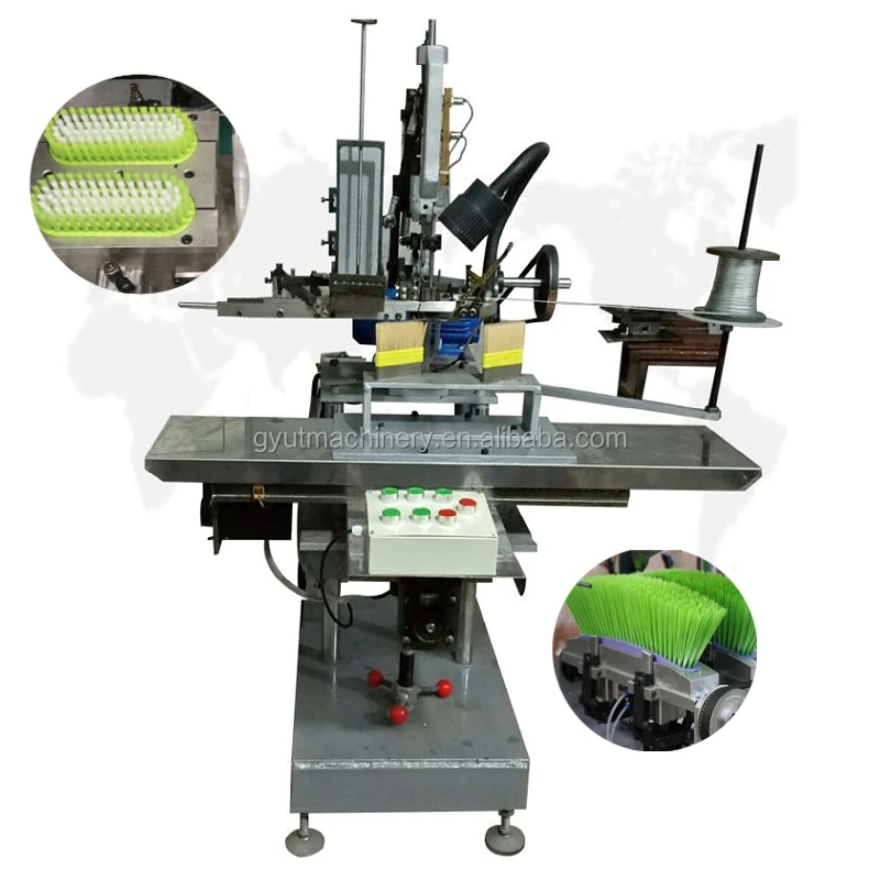 Discount price brush making machine, professional drilling and 1 tufting broom brush making machine