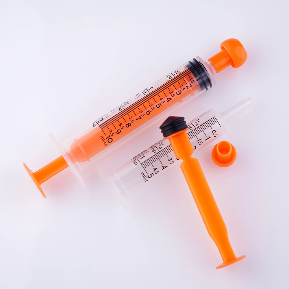 2024 New 1ml 3ml 5ml 10ml 20ml Oral Medicine Injector Color Syringe Food Grade Syringe Pet Dog Cat Plastic Feeding Syringe