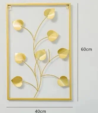 Wall Decor Pieces Interior Modern Nordic Living Room Gold Accessories Other Luxury Metal Home Decor Wall Decoration For Home