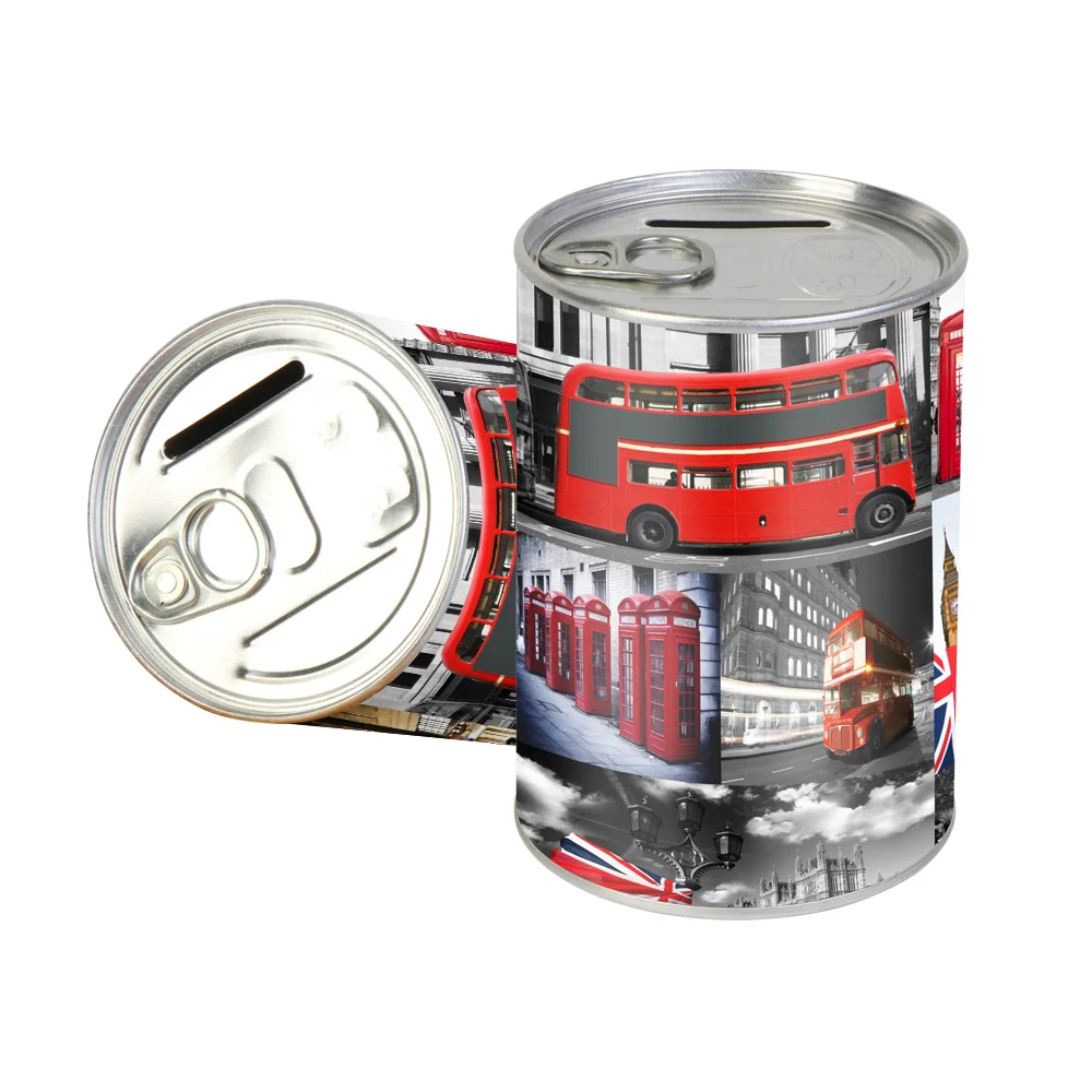 Custom Logo Tin Box Cans Gift Boxes Coin Jar Wedding Gifts for Guests