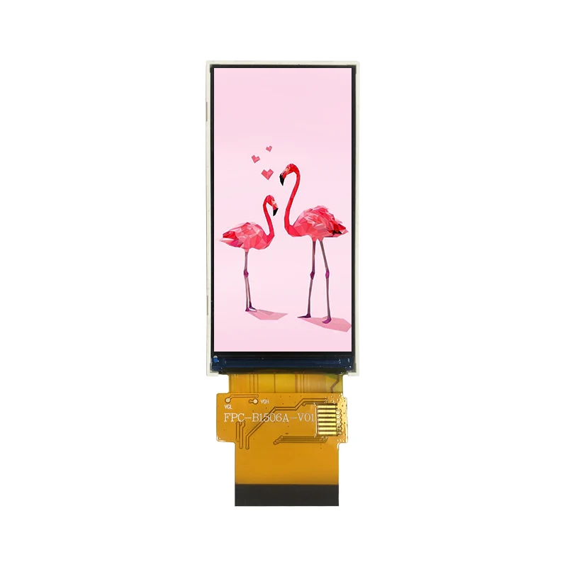 2.4 inch 222*480 Bar SPI+RGB TFT LCD Screen ST7796 40Pin Stripe 2.4inch LCD Display Module Factory Custom Touch Panel