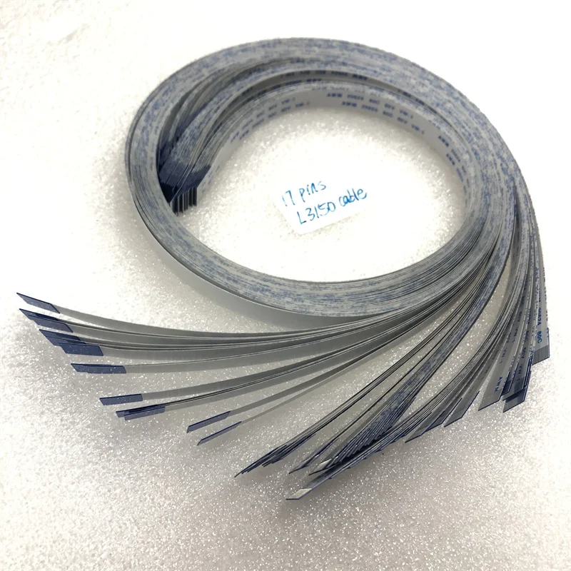 Wholesale 17 Pin CIS L3110 Contact Image Sensor Scanner Cable for Epson L1110 L3115 L3116 L3118 L3119 L3150 L3160 Printer Parts