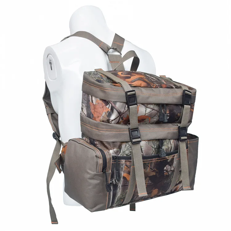 Large Capacity Waterproof Two Layers Daypack Camouflage Hunting Backpack for Outdoor Camping Hiking Travelling