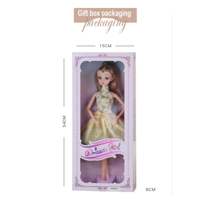 Fashion high quality princess baby girl doll with beautiful clothes fairy girl doll dress up