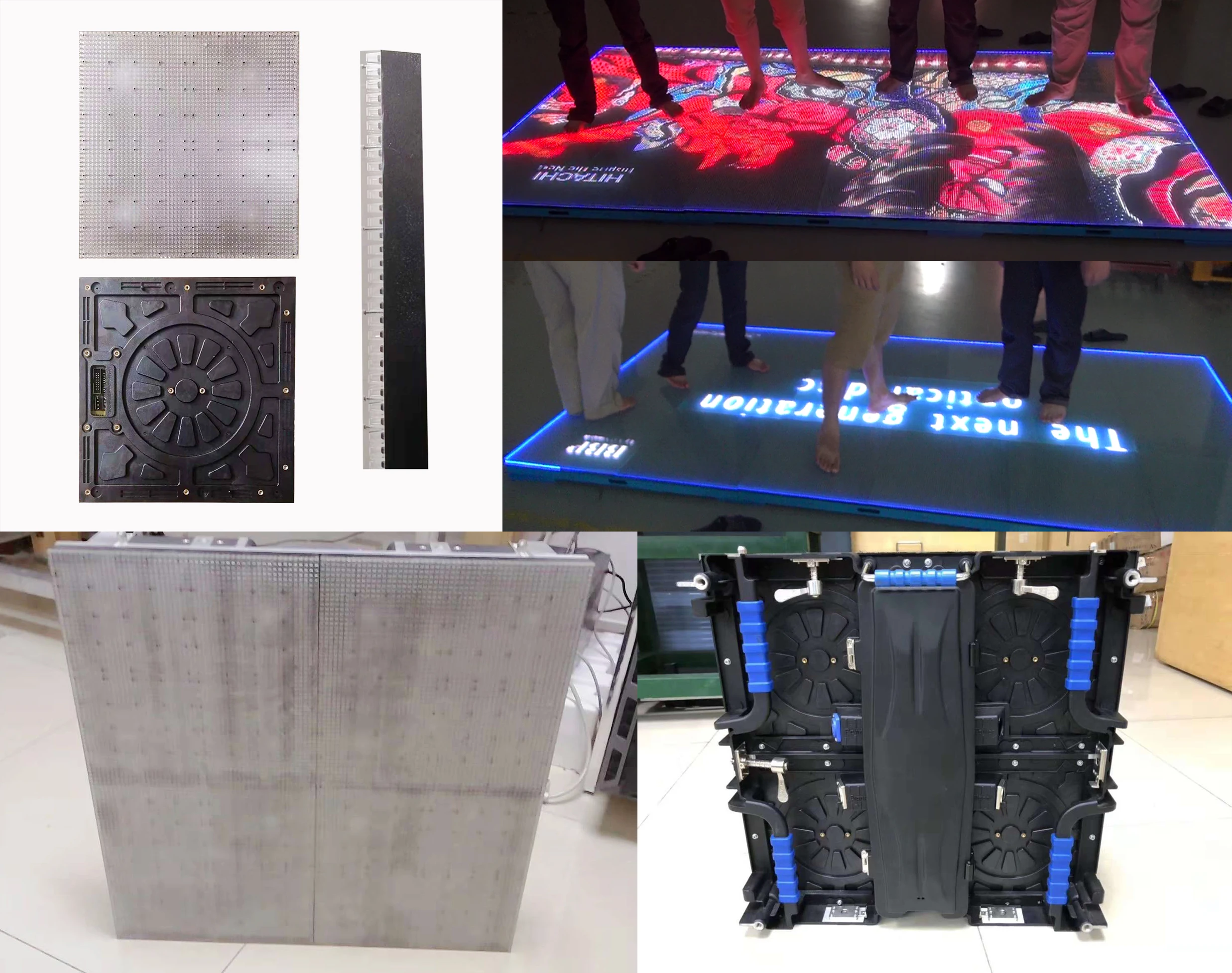High quality P2.5 P3.91 P5.2  Indoor Outdoor LED  floor tile screen display Full color stage dance floor led screen display