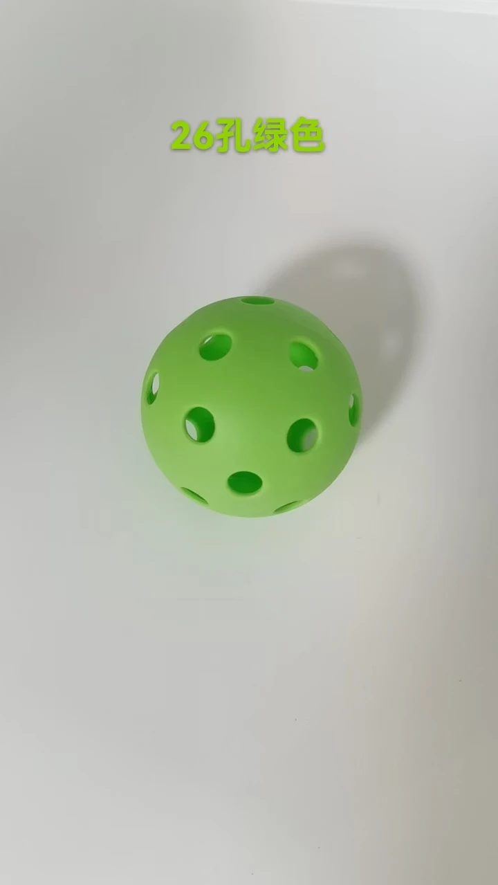 Injection molding  ball 26 hole indoor practice ball